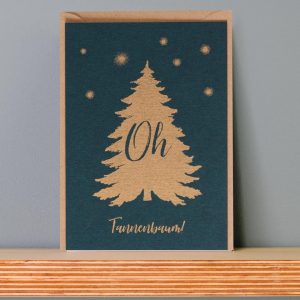 Weihnachtskarte "Oh Tannenbaum!"