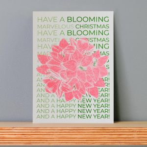 Weihnachtskarte Blooming Christmas